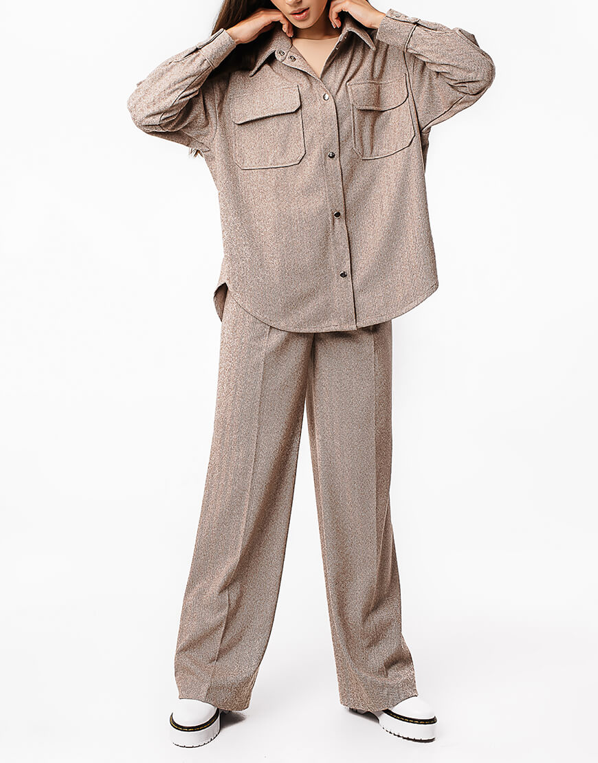 Копия DSC_7857 ворд Сорочка OVERSIZE з вовни MAGNETIC (MGN_2103BN) - фото 3