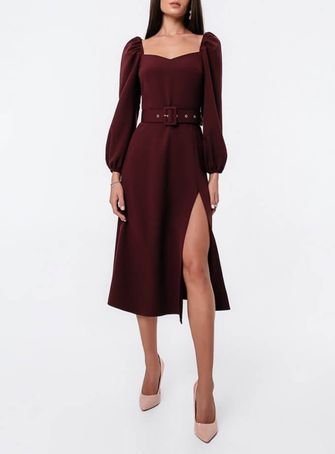 Сукня з розрізом MAGNETIC (MGN_1709RD)