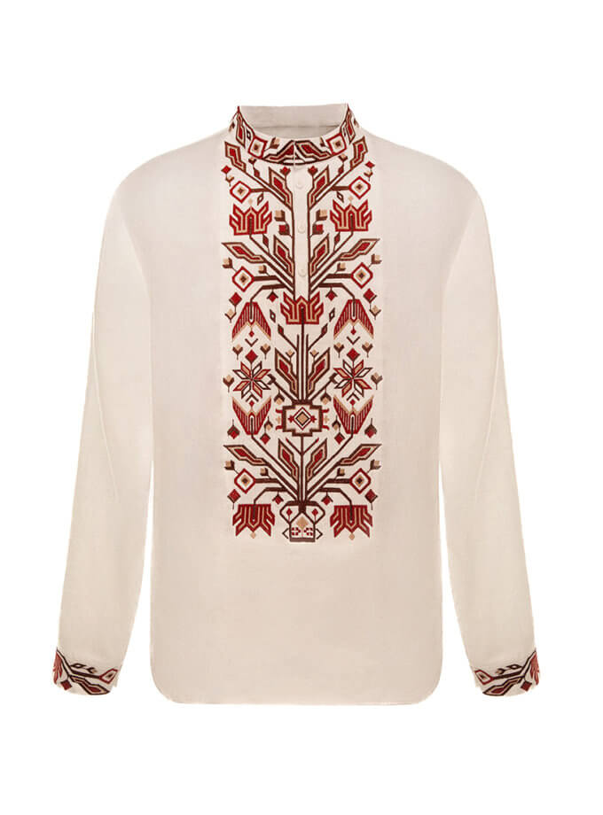 Чоловіча сорочка з традиційною вишивкою Килимок GAPTUVALNYA (GPTV_BB_500)