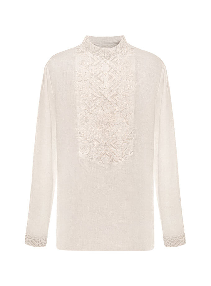 Чоловіча сорочка з дизайнерською вишивкою GAPTUVALNYA (GPTV_BB_600)