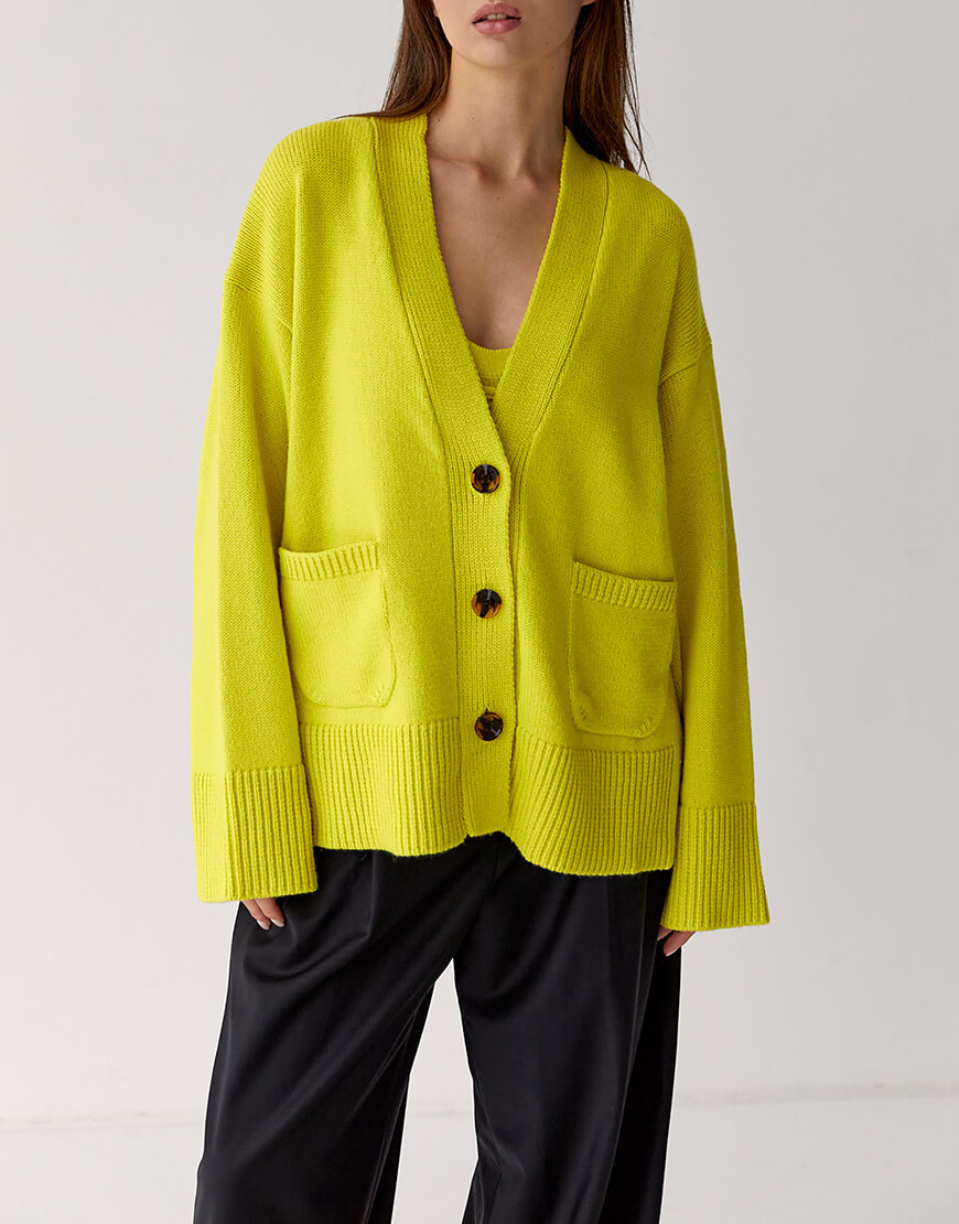 IMG_7961 копія Кардиган з вовни мериноса FIORE BIANCO (FRBK_FB_0816KLEM) - фото 3