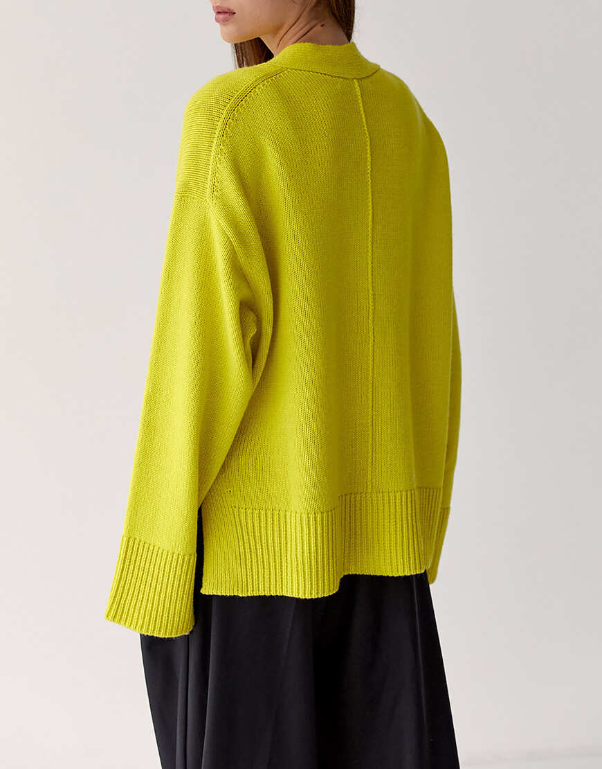 IMG_7964 копія Кардиган з вовни мериноса FIORE BIANCO (FRBK_FB_0816KLEM) - фото 4