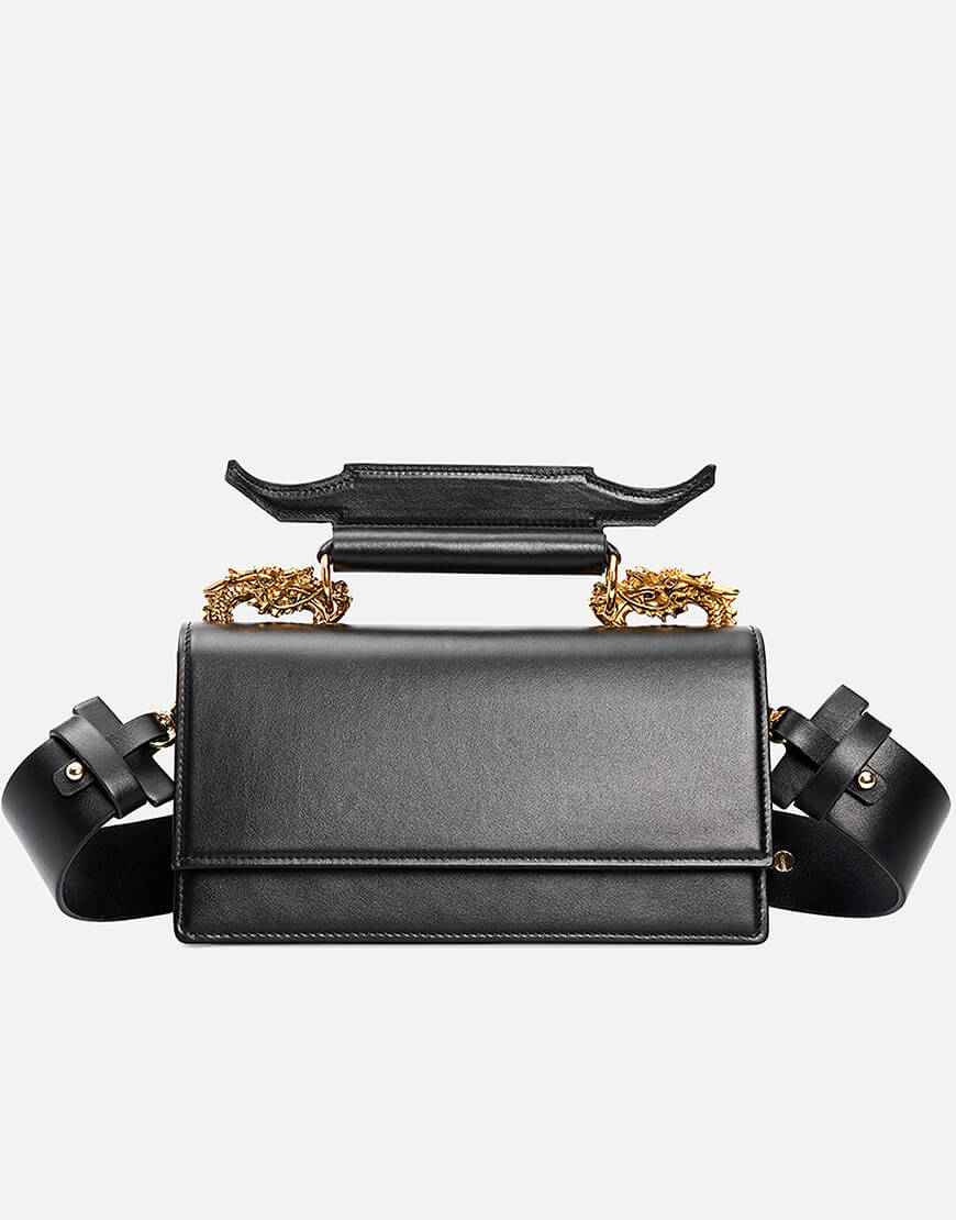 11 копія Шкіряна сумка Shi bag Black GRIE (GR_SHI_BLACK) - фото 2