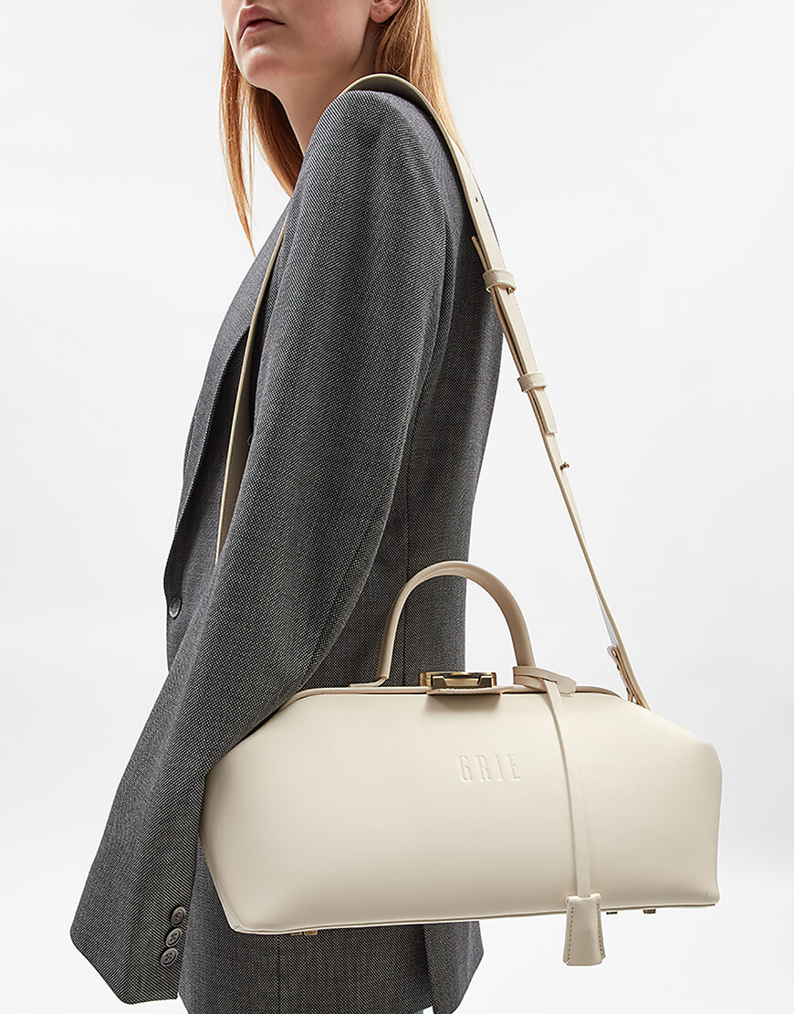 1111 копія Шкіряна сумка GRIE Baguette Ivory GRIE (GR_BC_BGT_IVORY) - фото 6