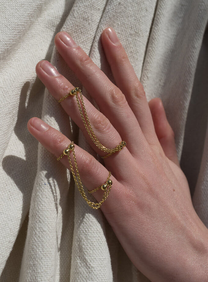 Каблучка-трансформер Дос ORXATA.JEWELRY (ORX_D1002)