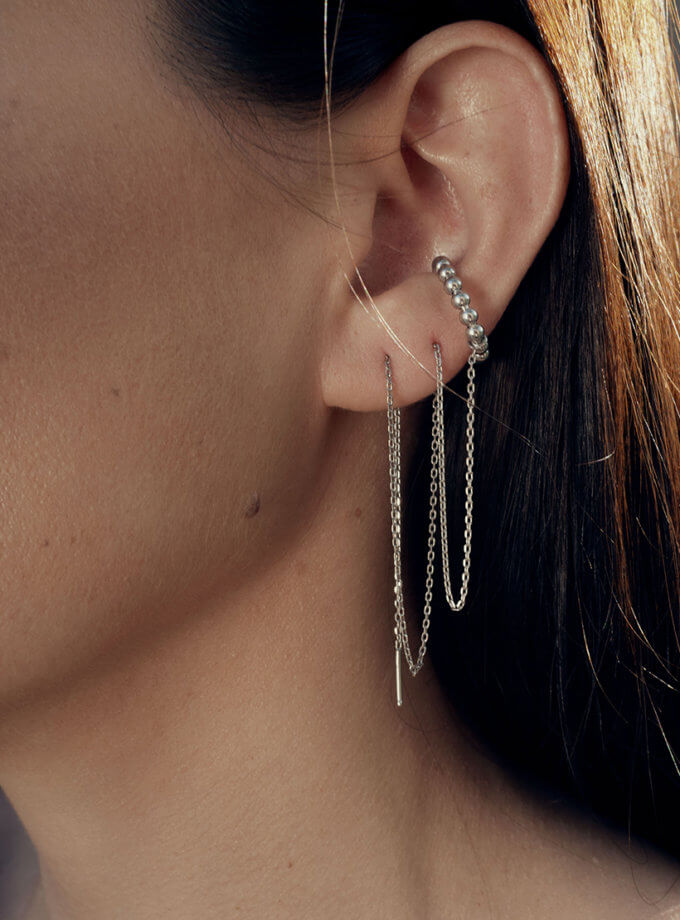 Асиметричні сережки Берано ORXATA.JEWELRY (ORX_B1001)