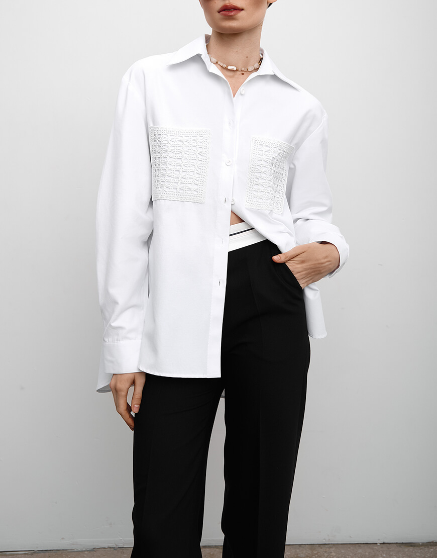 DSCF2533 копия Сорочка з вʼязаними кишенями KOLOSOVA (KLSVNN4W) - фото 2