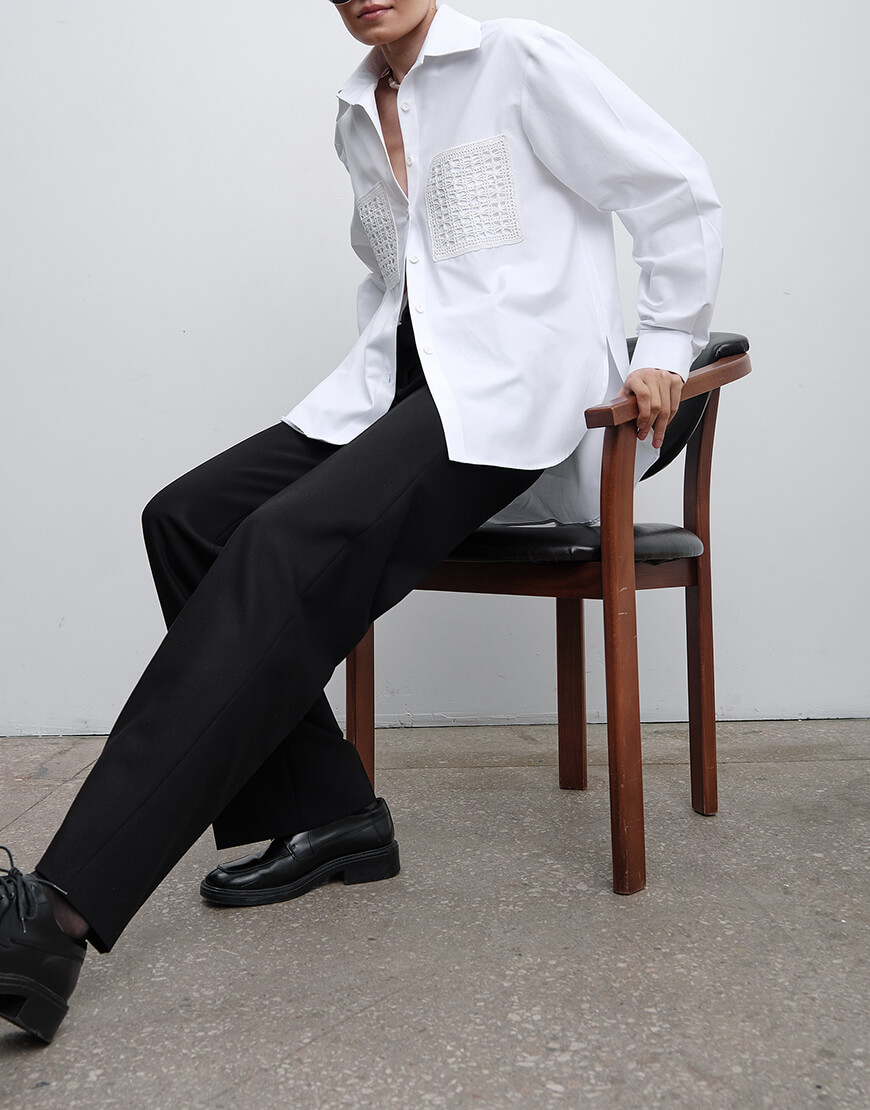 DSCF2546 копия Сорочка з вʼязаними кишенями KOLOSOVA (KLSVNN4W) - фото 4