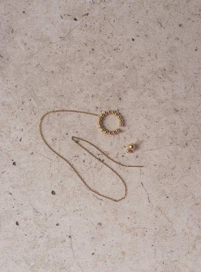 Асиметричні сережки Берано ORXATA.JEWELRY (ORX_B1002)