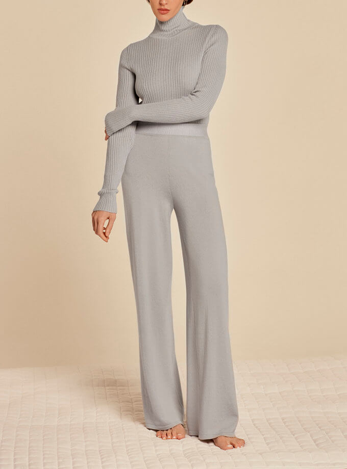 Штани з вовни мериноса Grey CHALETY (CHLT_Bari_Pants_Grey) - фото 7