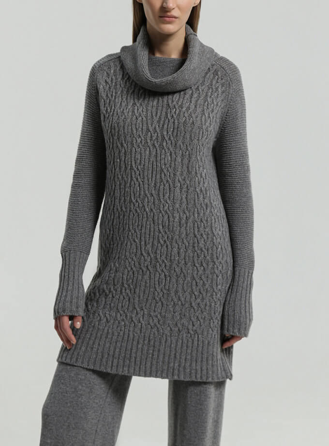 Джемпер з широким коміром CHALETY (CHLT_Fulham_Sweater_Grey)
