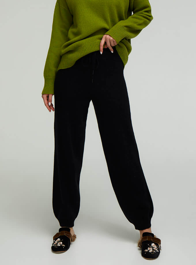 Штани з вовни мериноса Black CHALETY (CHLT_Loano_Pants_Noir) - фото 5