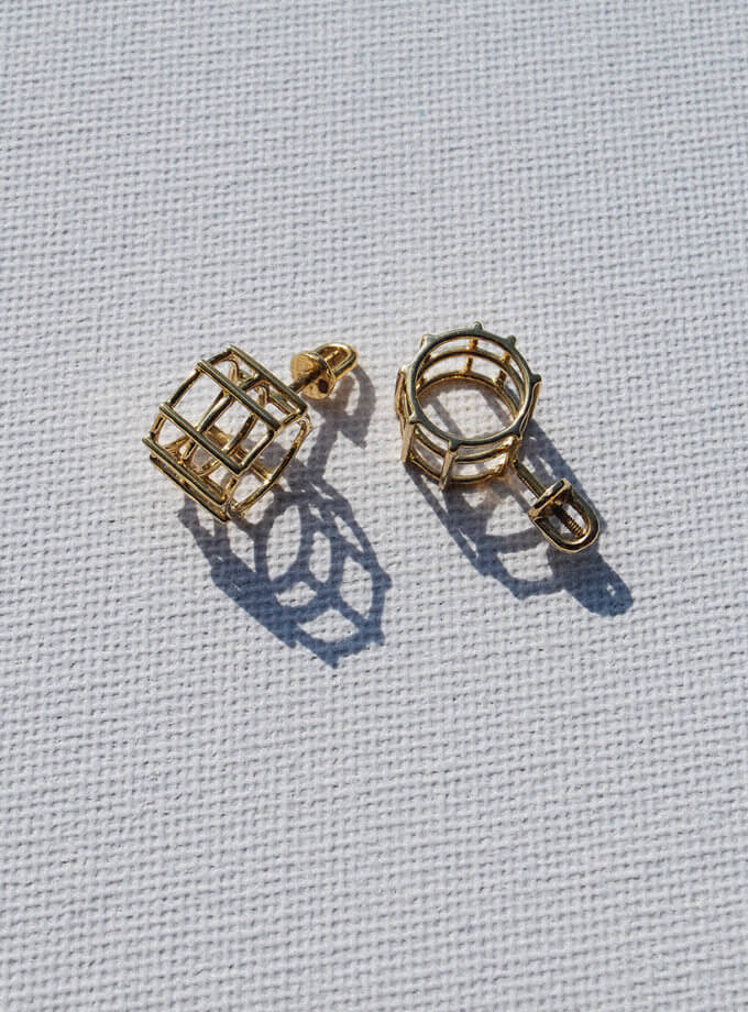 Сережки Grid RIMMART JEWELRY (RAJ_ERA-029)