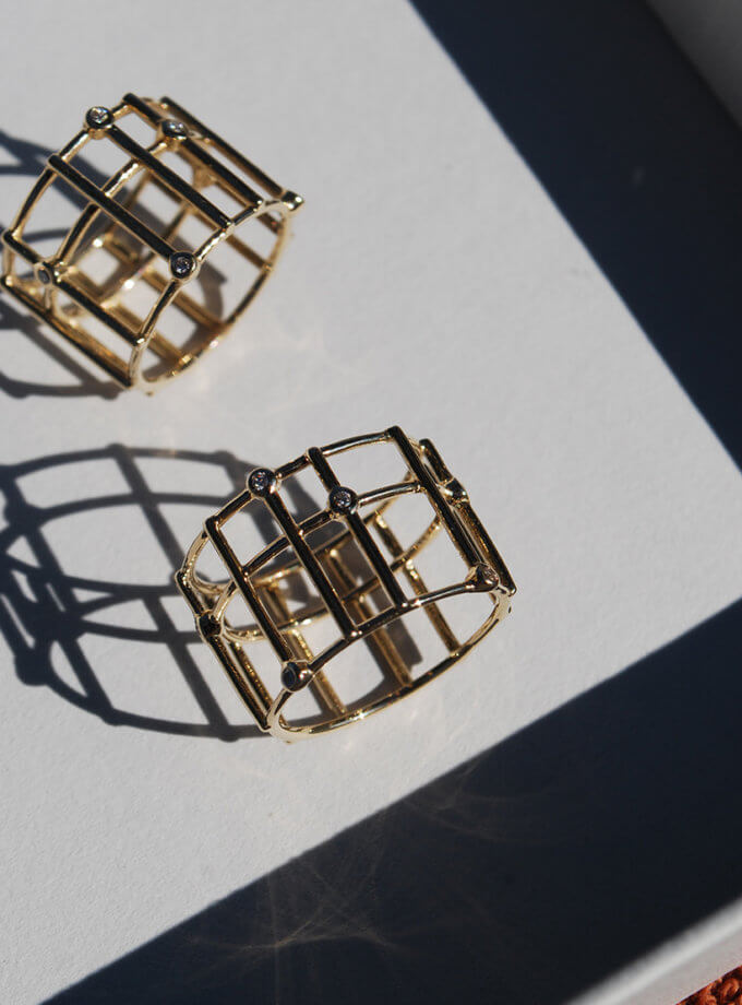 Каблучка Grid RIMMART JEWELRY (RAJ_RDRA-035)