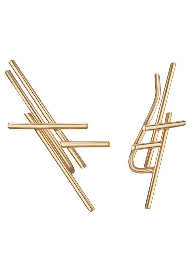 Сережки Simple Grid RIMMART JEWELRY (RAJ_ERA-033)