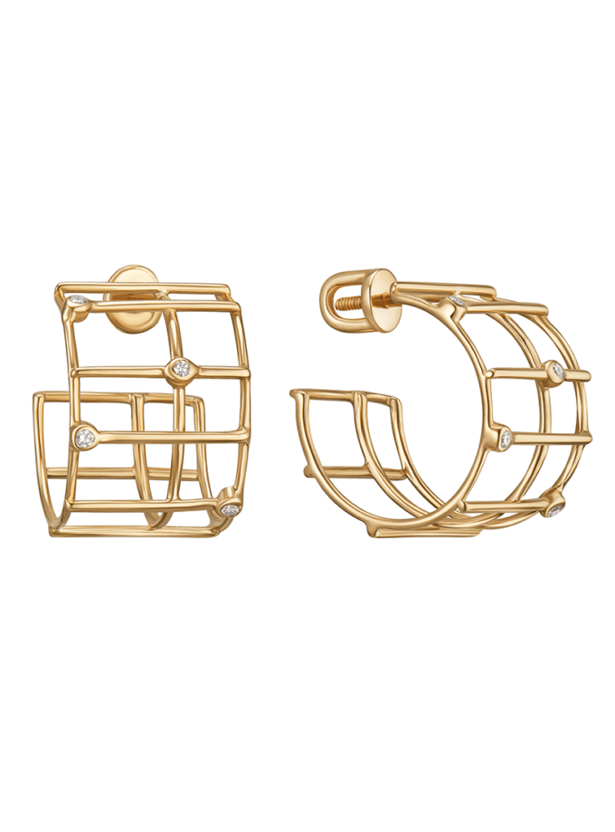 Сережки Grid RIMMART JEWELRY (RAJ_ERA-041)