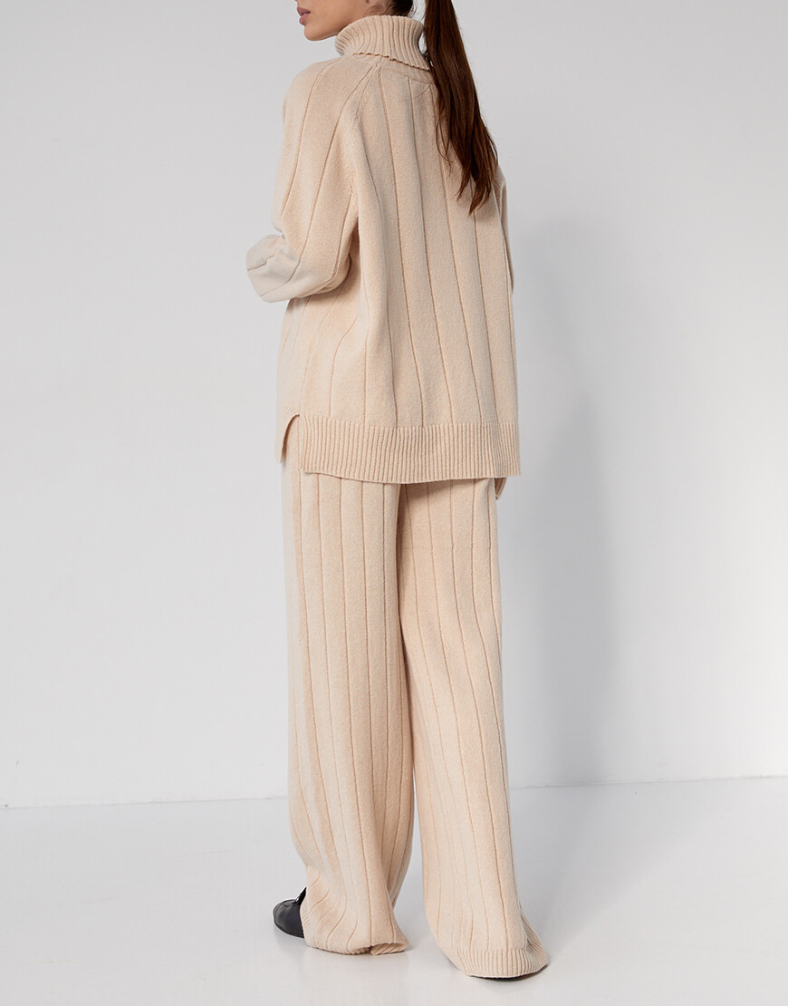 IMG_7779 Костюм з кардного мериносу FIORE BIANCO (FRBC_КTcard-beige) - фото 4