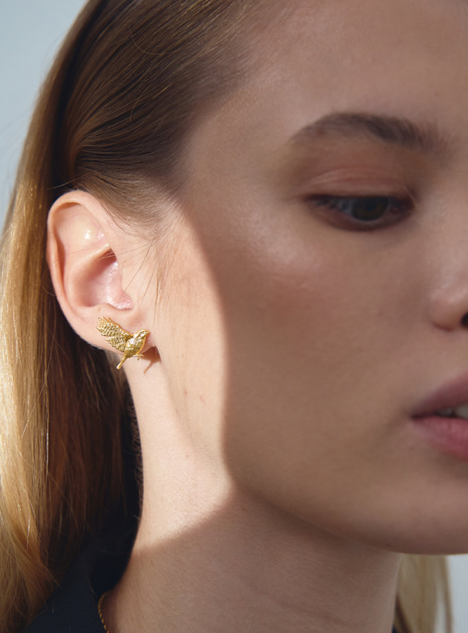 Кульчики Соловейко мала пара NI GRAMA DRAMY (NGD_acc-kul-sol-mal)