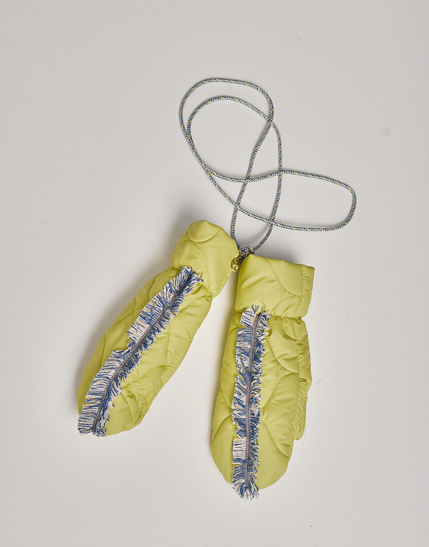 Рукавиці жовті(2) копія Рукавиці стьобані зі шнурком ZHARKO (ZHRK_kz230030ml) - фото 2