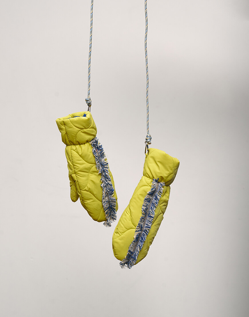 Рукавиці жовті(3) копія Рукавиці стьобані зі шнурком ZHARKO (ZHRK_kz230030ml)