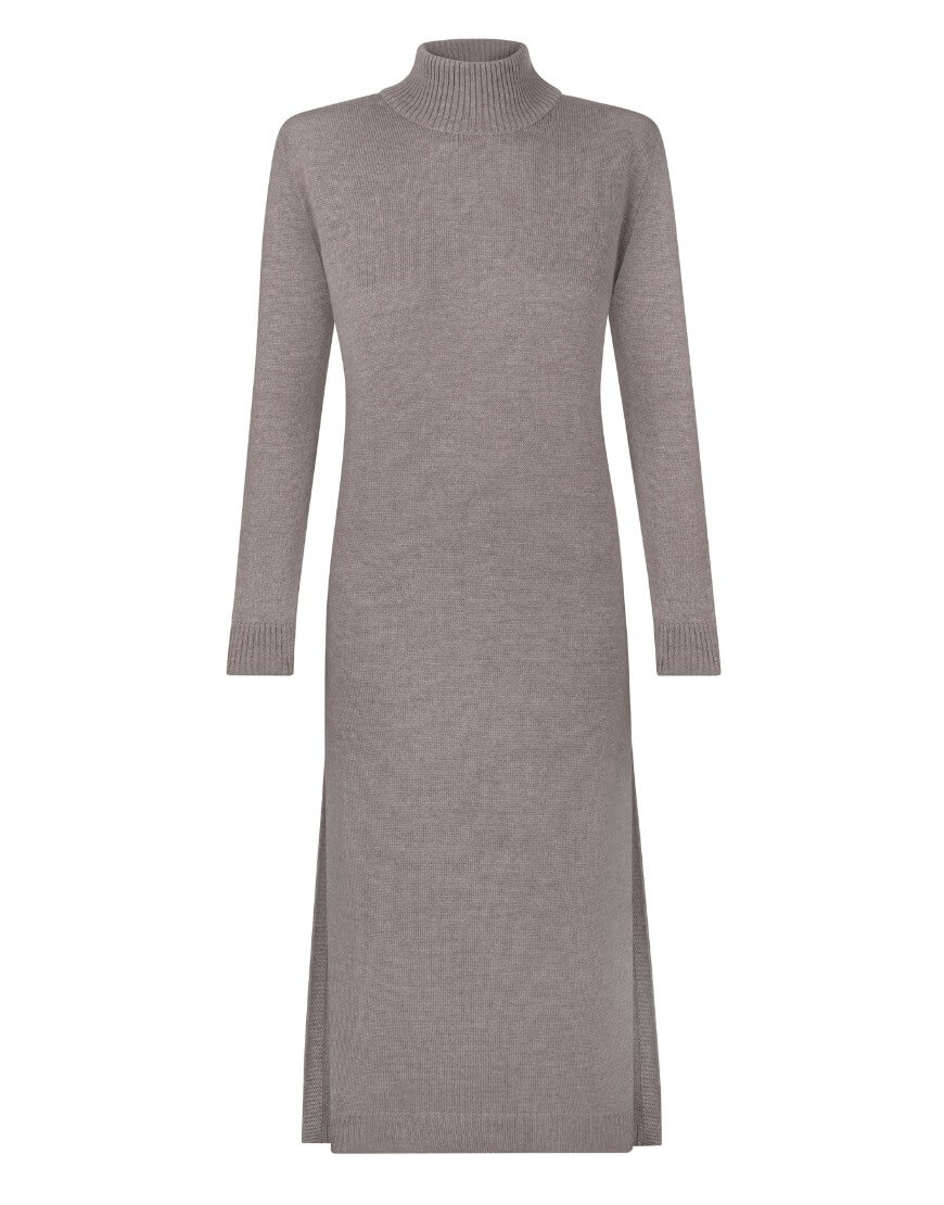 1 Сукня з вовни мериноса CHALETY (CHLT_Onyx_Dress_Mocco) - фото 3