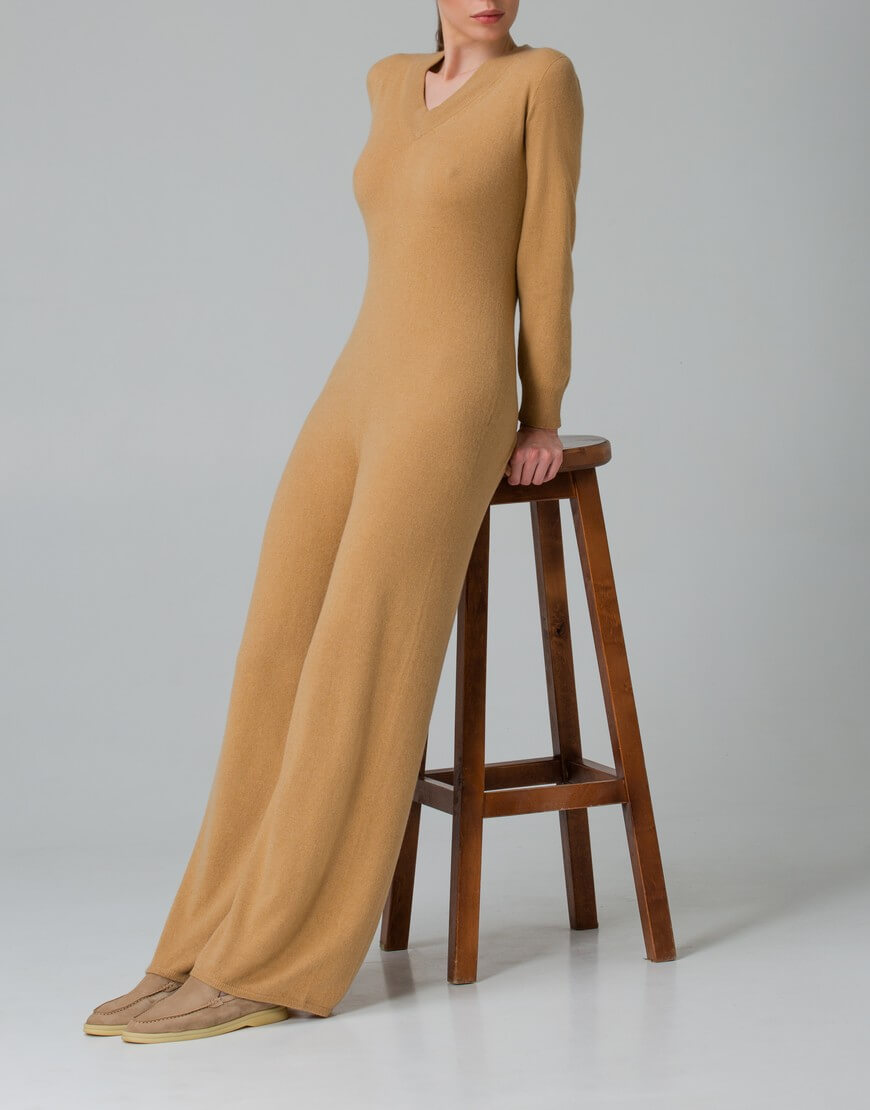 10.1 Комбінезон з кашеміру CHALETY (CHLT_Provance_Jumpsuit_Beige)