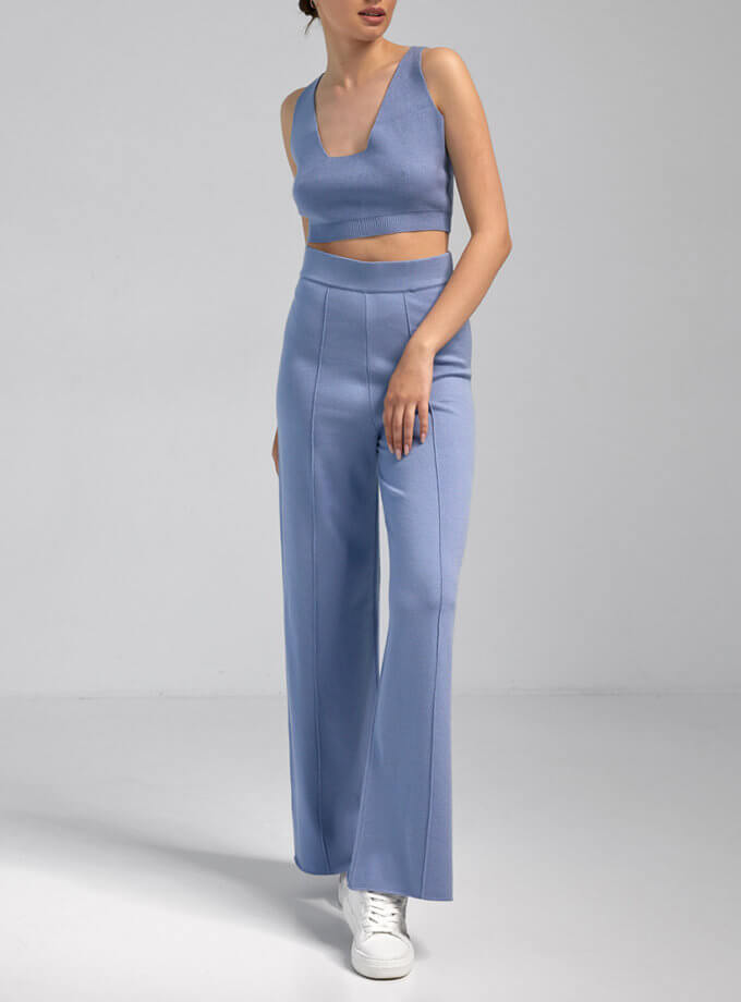 Брюки Fiore Bianco FIORE BIANCO (FRBC_trous-fl-blue)