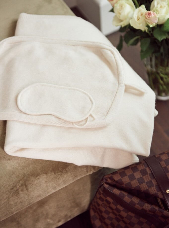 Набір з кашеміру для подорожей CHALETY (CHLT_Travel Set_Ayvori)