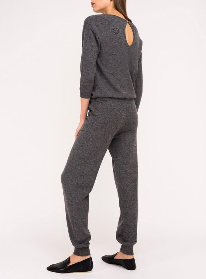 Комбінезон з кашеміру CHALETY (CHLT_Victoria_Jumpsuit_Grey)