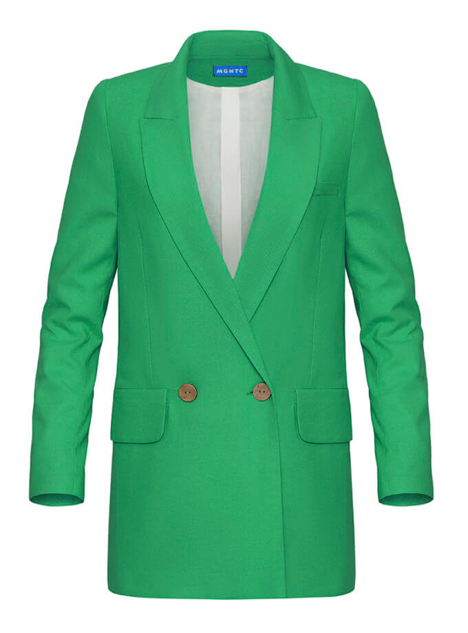 Льняний oversize піджак MAGNETIC (MGN_1813GN)