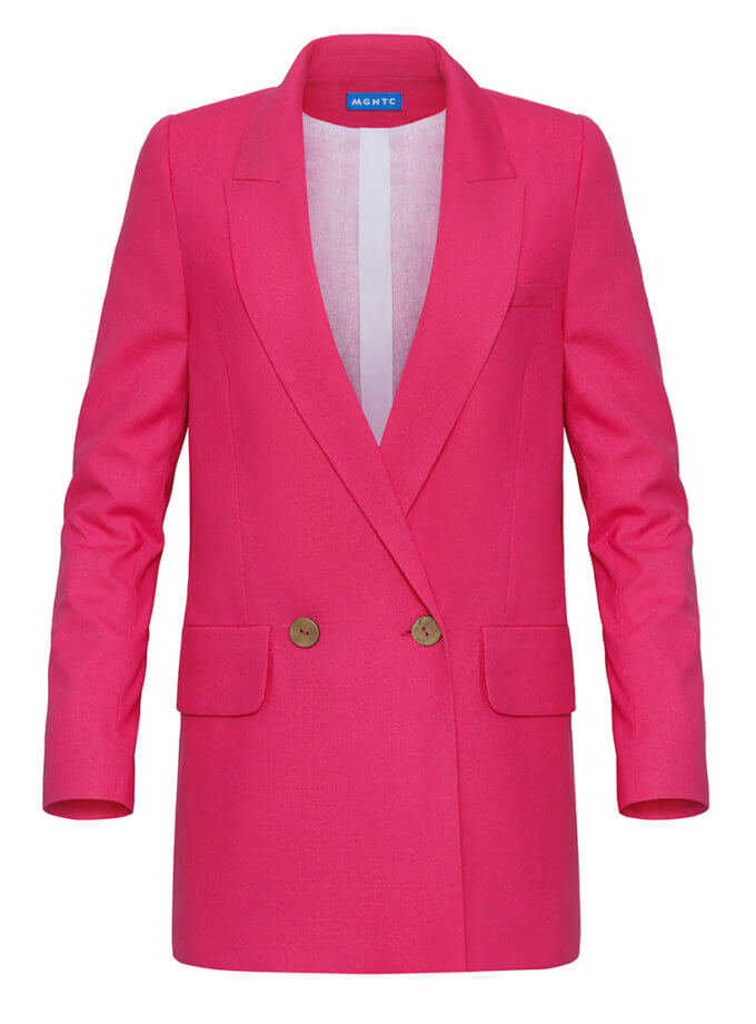 Льняний oversize піджак MAGNETIC (MGN_1813PK)