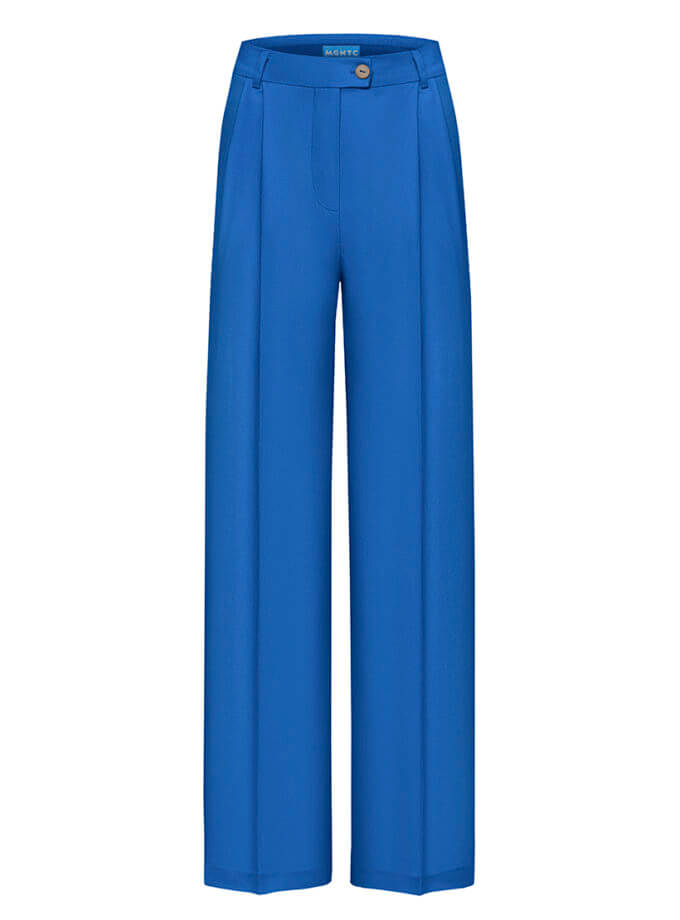 Льняні брюки палаццо MAGNETIC (MGN_1778DB)