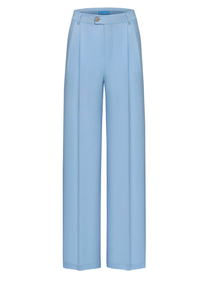 Льняні брюки палаццо MAGNETIC (MGN_1778BL)