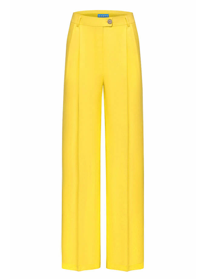 Льняні брюки палаццо MAGNETIC (MGN_1778YL)