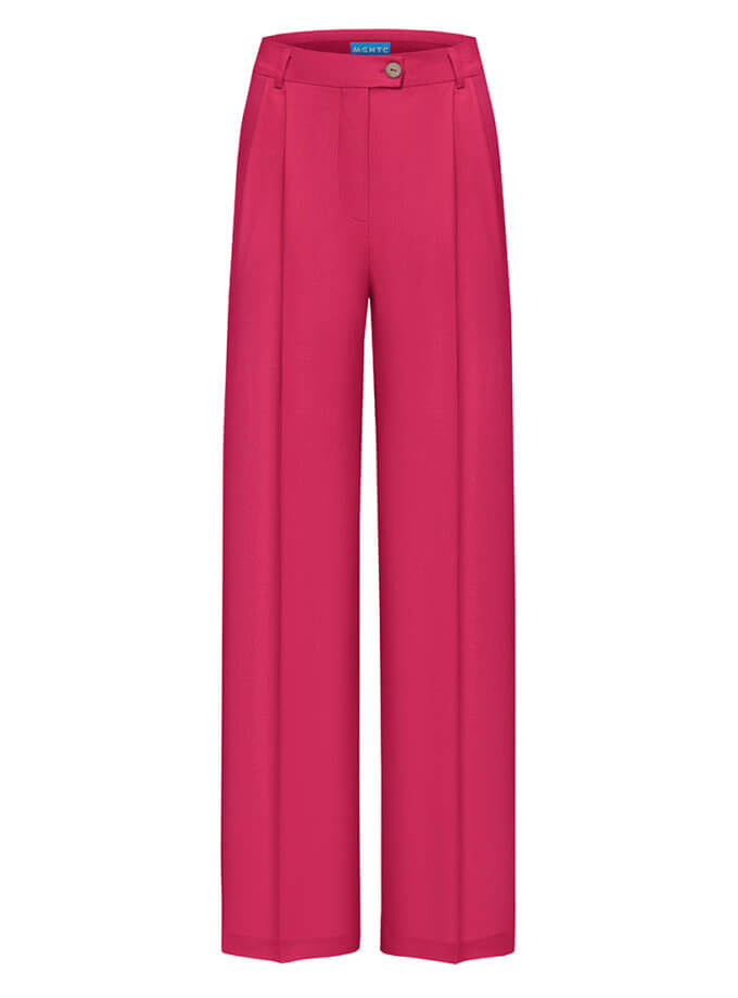 Льняні брюки палаццо MAGNETIC (MGN_1778PK)