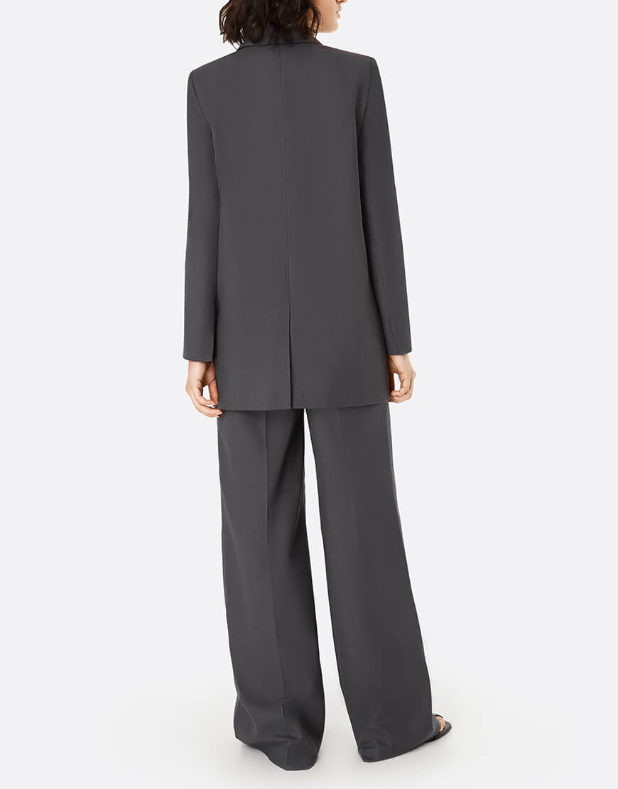 IMG_4220-не кадр Льняні брюки палаццо MAGNETIC (MGN_1778GY) - фото 6