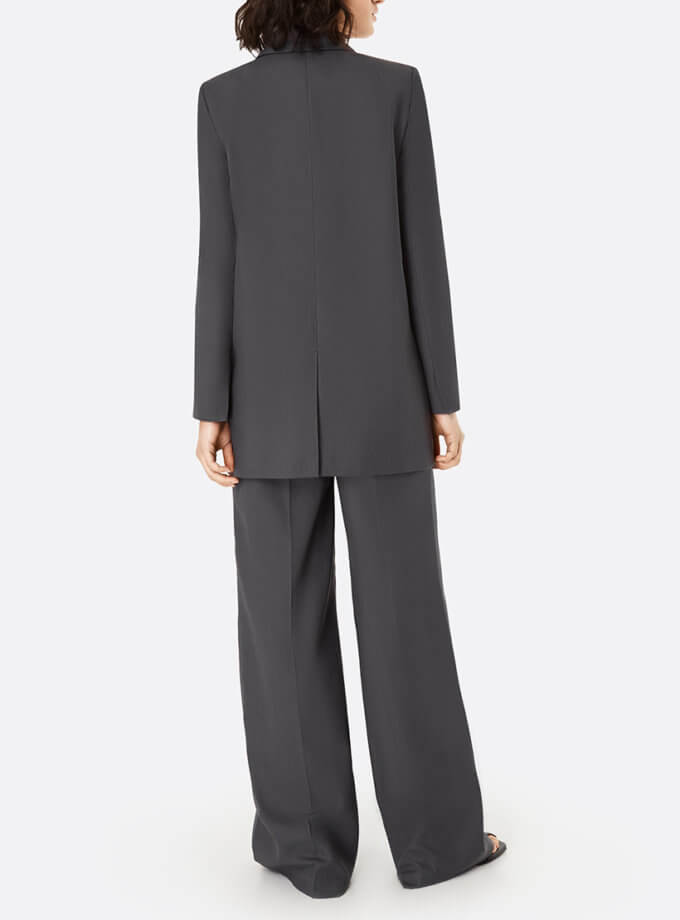 Льняний oversize піджак MAGNETIC (MGN_1813GY)