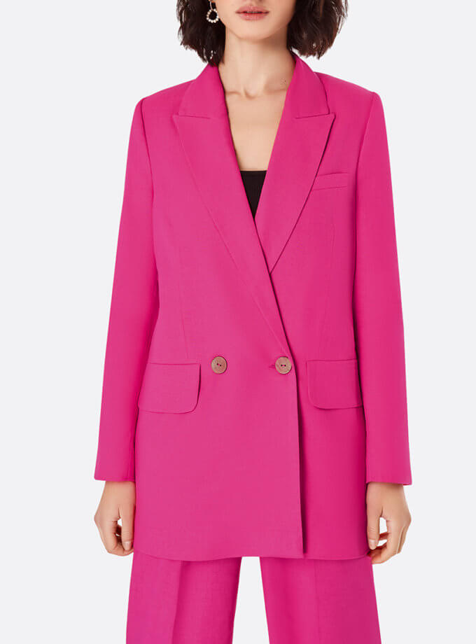 Льняний oversize піджак MAGNETIC (MGN_1813PK)