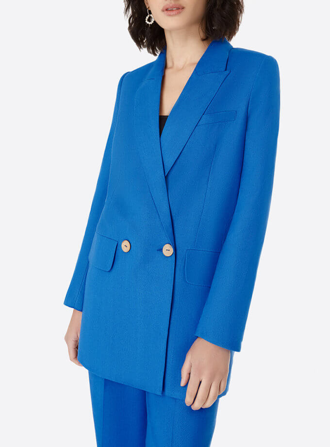 Льняний oversize піджак MAGNETIC (MGN_1813DB)