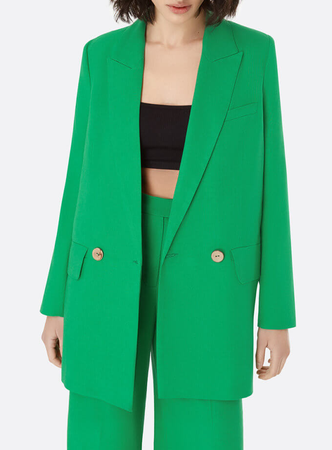 Льняний oversize піджак MAGNETIC (MGN_1813GN)