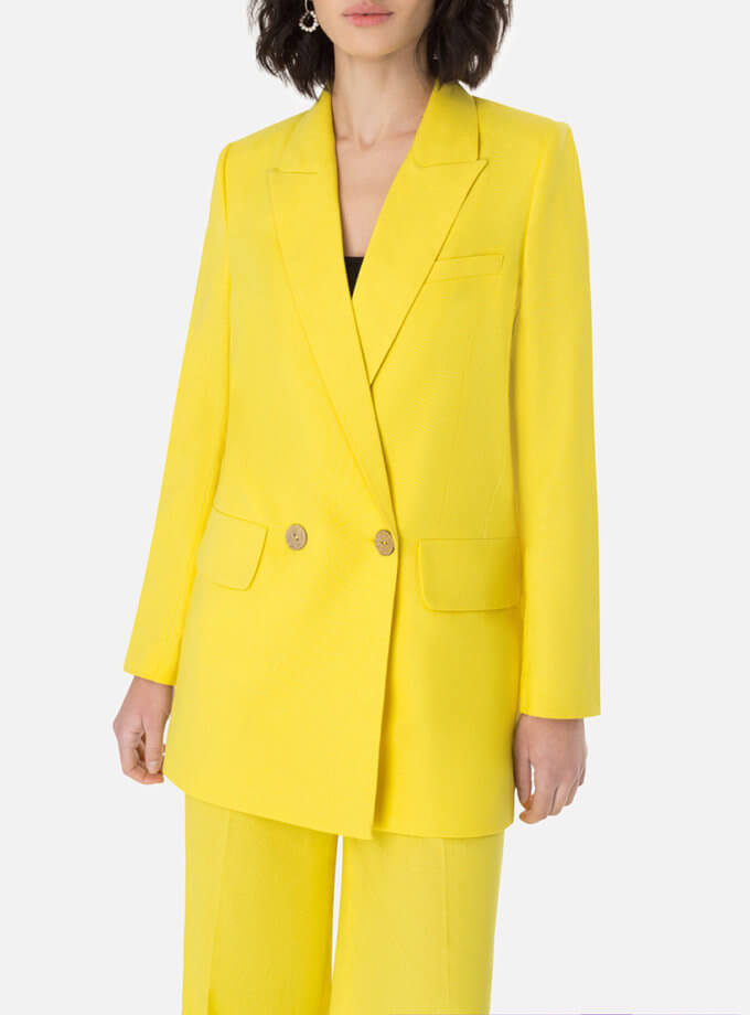 Льняний oversize піджак MAGNETIC (MGN_1813YL)