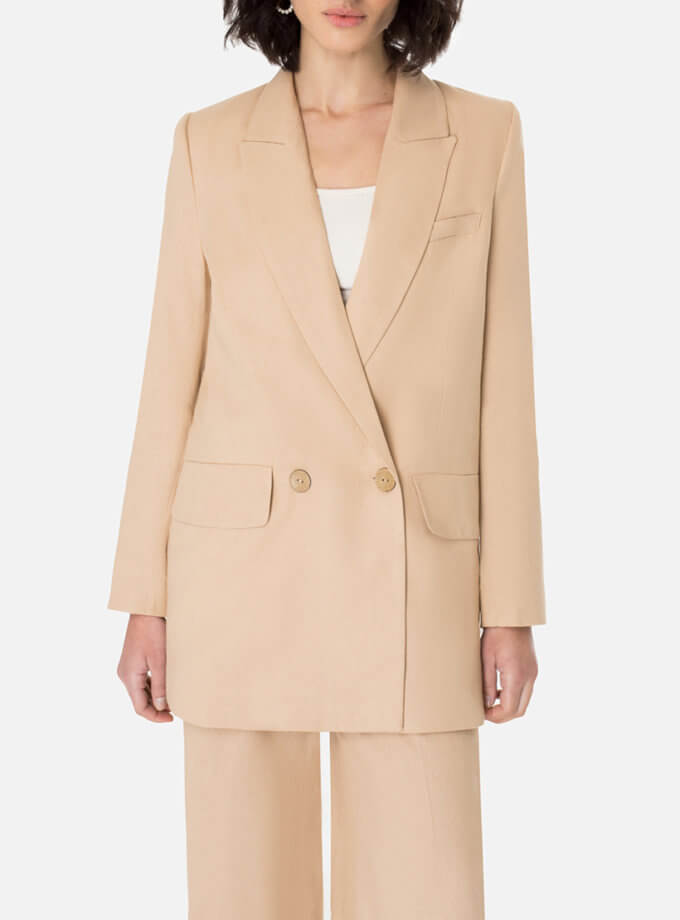 Льняний oversize піджак MAGNETIC (MGN_1813BG)