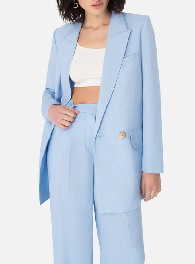 Льняний oversize піджак MAGNETIC (MGN_1813BL)