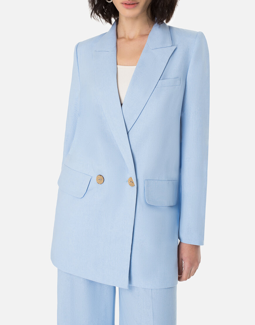 IMG_4846 Льняний oversize піджак MAGNETIC (MGN_1813BL) - фото 4