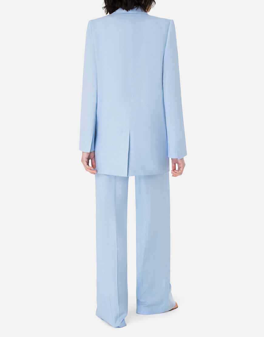 IMG_4860 Льняний oversize піджак MAGNETIC (MGN_1813BL) - фото 3