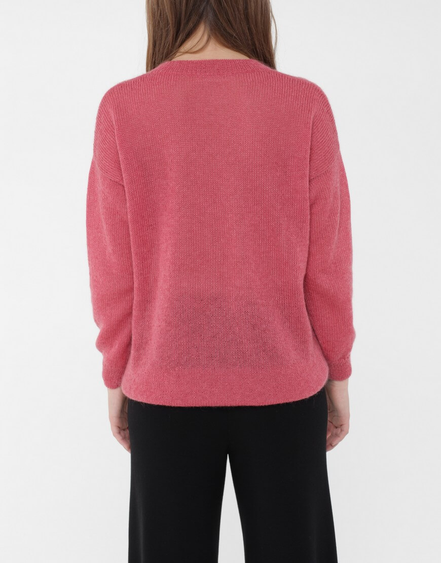 IMG_8829 5 Тонкий джемпер з мохеру MISS SECRET (MISS_PU-013-rose) - фото 3