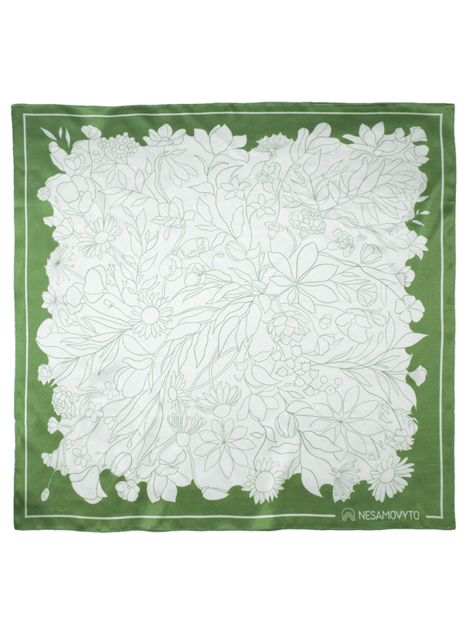 Шовкова хустка Рослинна природа NESAMOVYTO (NST_PR1)