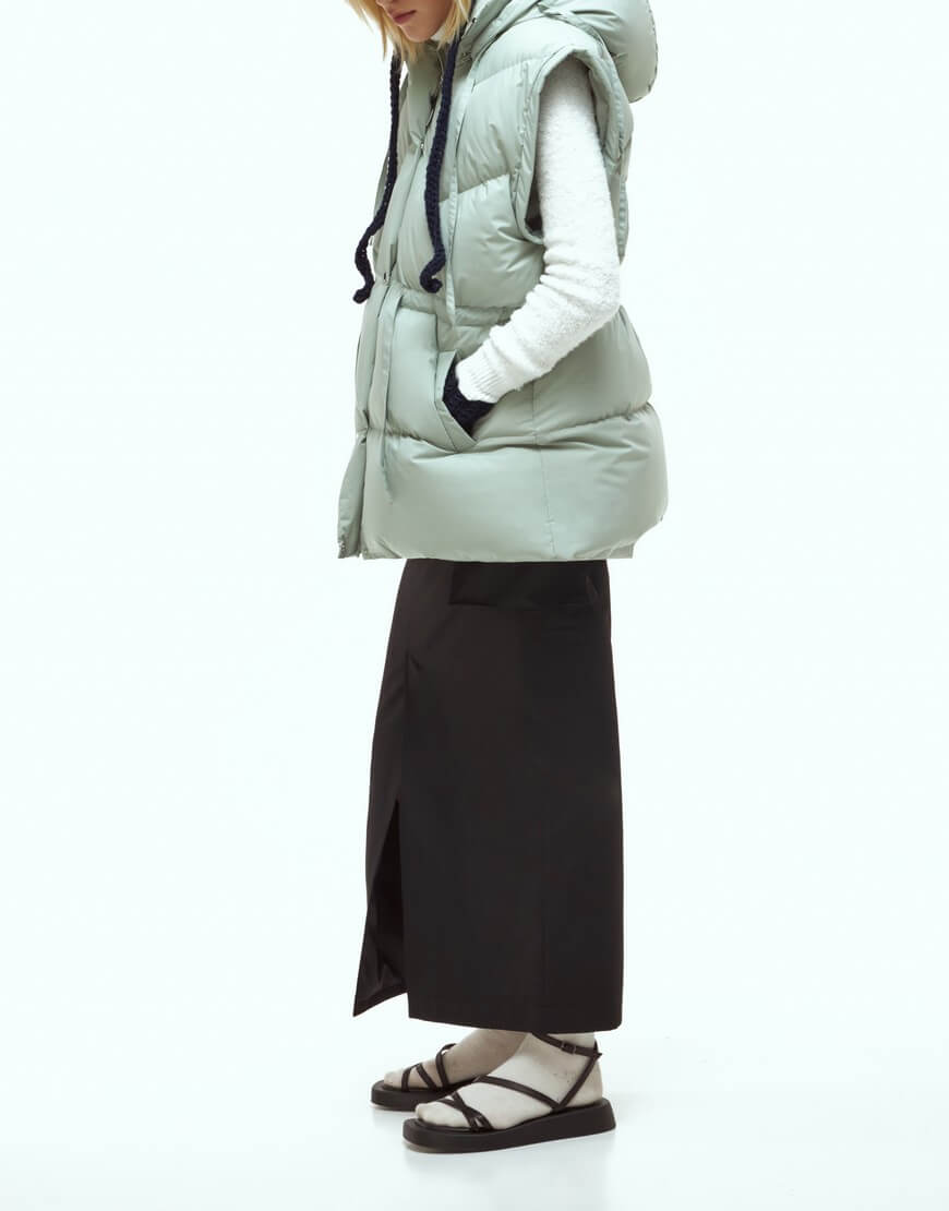 marchi0592 Пуховий жилет Green tea MARCHI (MRCH_AW22-27B) - фото 3