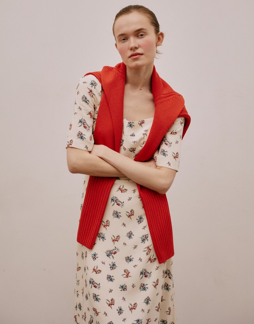 142_4 Вовняний светр помаранчевий WKMF (WKMF_142_4) - фото 4