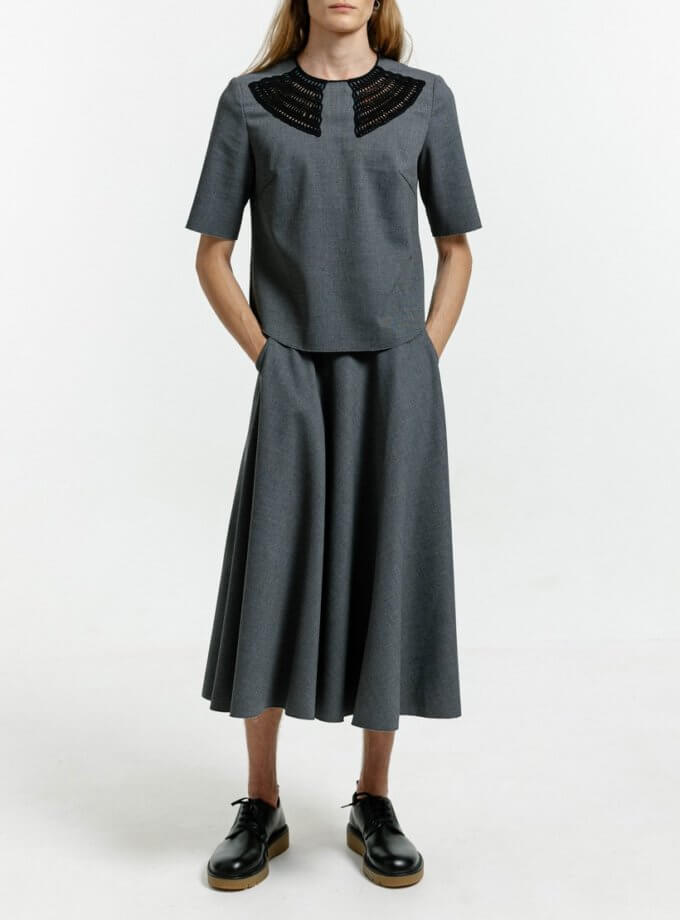 Спідниця з кишенями KNITEL (KNTL_fw22-23skirt)